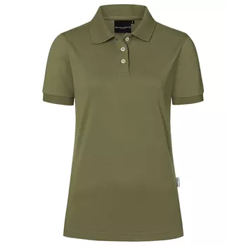 Karlowsky Modern-Flair women's polo shirt, Moss green