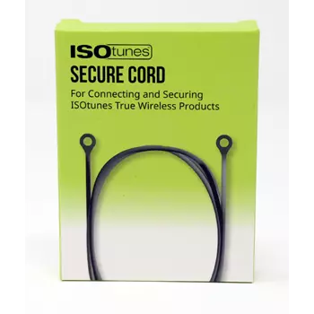 ISOtunes Security cord for FREE hearing protection, Svart