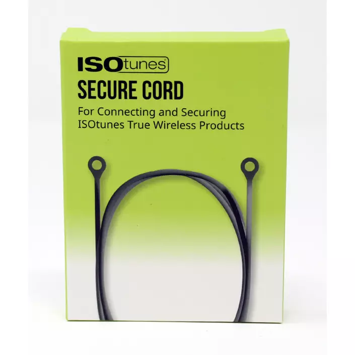 ISOtunes Security cord for FREE hearing protection, Svart, Svart, large image number 0