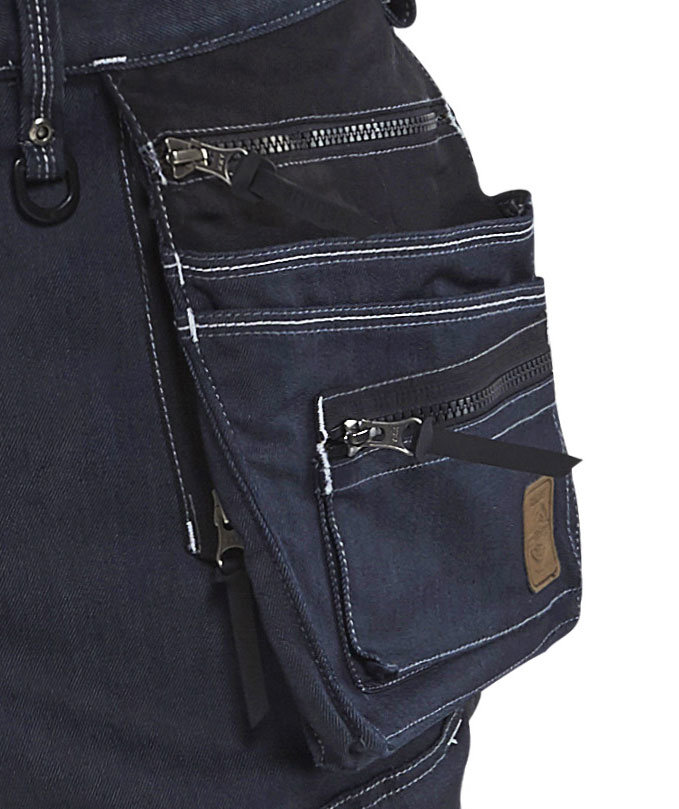 Bl&aring;kl&auml;der h&aring;ndv&aelig;rkerknickers, Marine/Sort, large image number 2