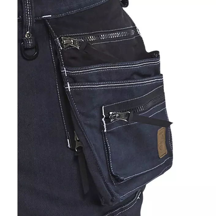 Blåkläder craftsman knee pants, Marine Blue/Black, large image number 2