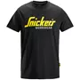 Snickers logo T-Shirt 2586, Black Snickers logo T-Shirt 2586