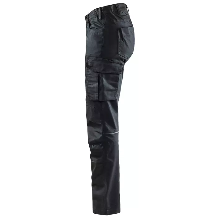 Blåkläder women's work trousers, Black/Black, large image number 3
