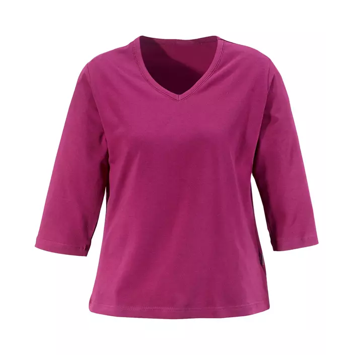 Hejco Wilma women's T-shirt with 3/4 sleeves, Plum, large image number 0