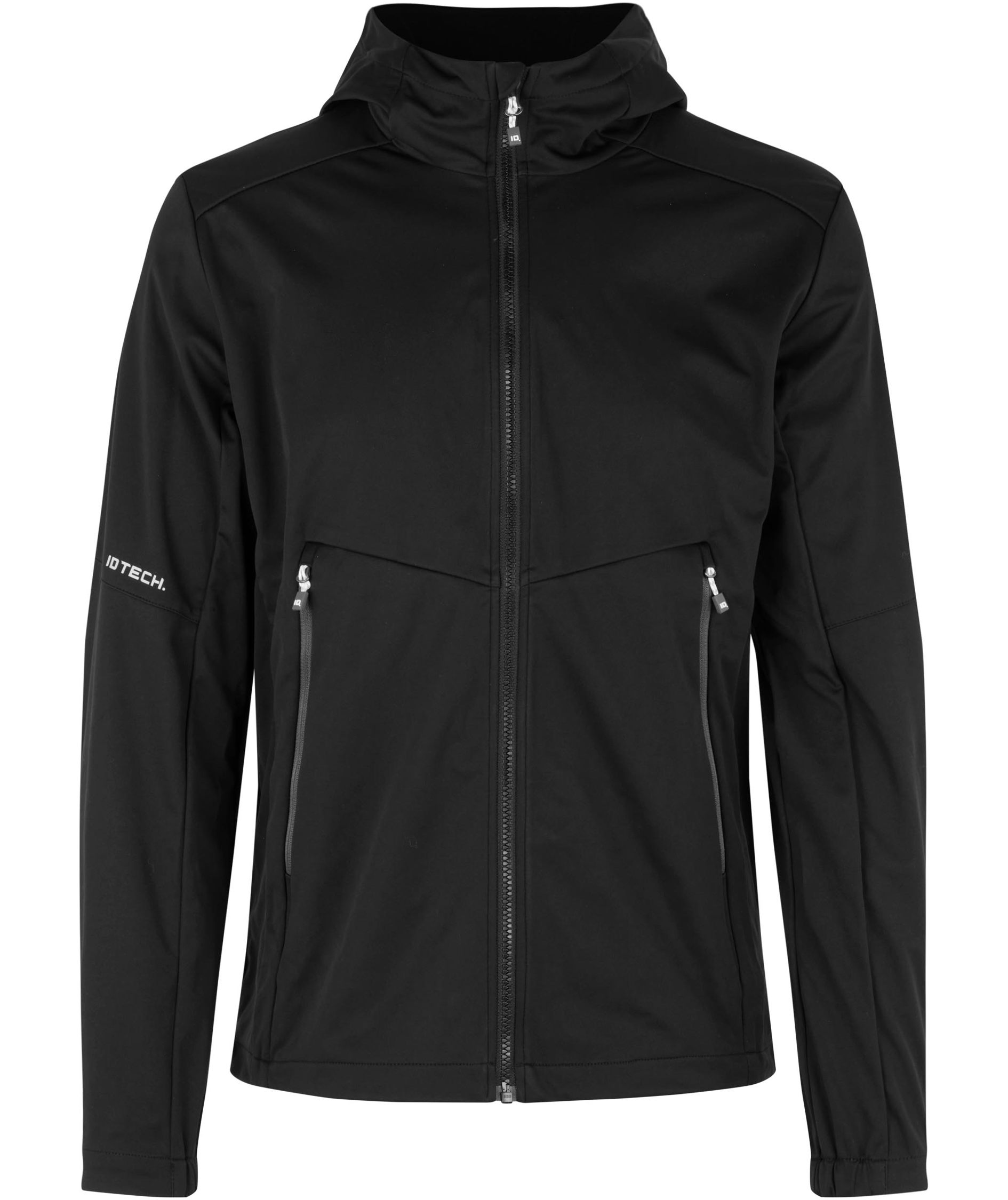 ID l&auml;tta softshelljacke, Svart, Svart, swatch