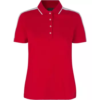 ID dame Polo T-shirt, Rød