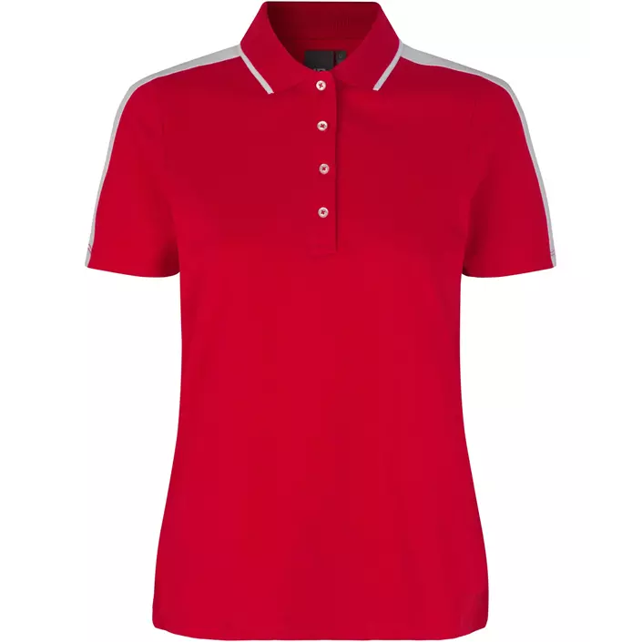 ID women's poloshirt, Red, large image number 0