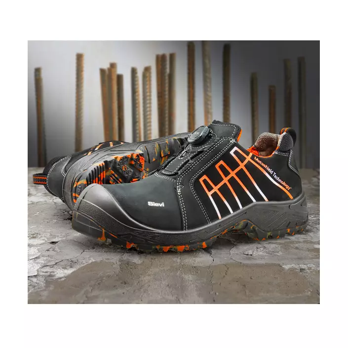 Sievi MGuard Roller XL safety shoes S3 HRO, Black/Orange, large image number 1