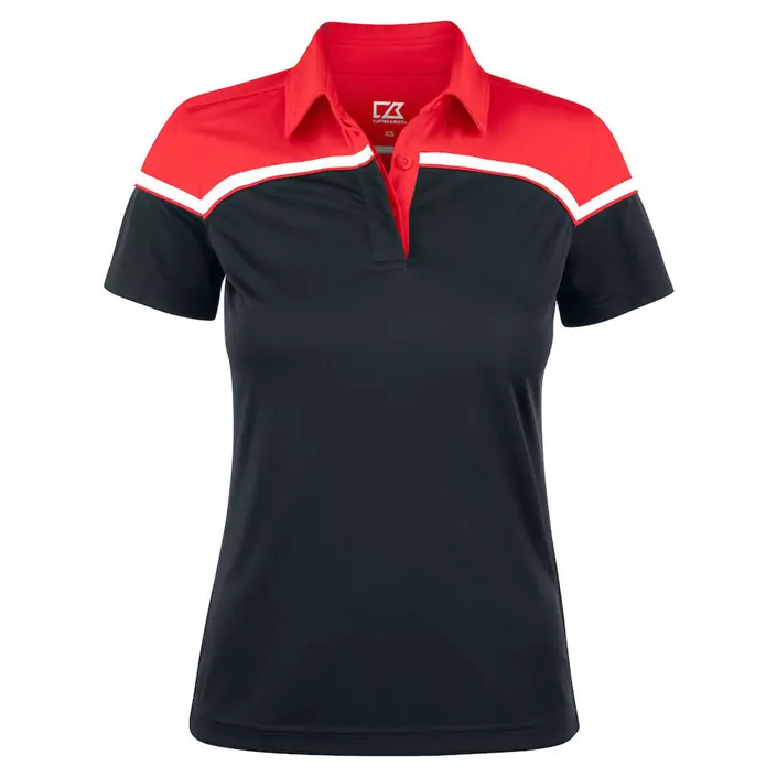 Cutter & Buck Seabeck women's polo shirt, Black/Red, large image number 0