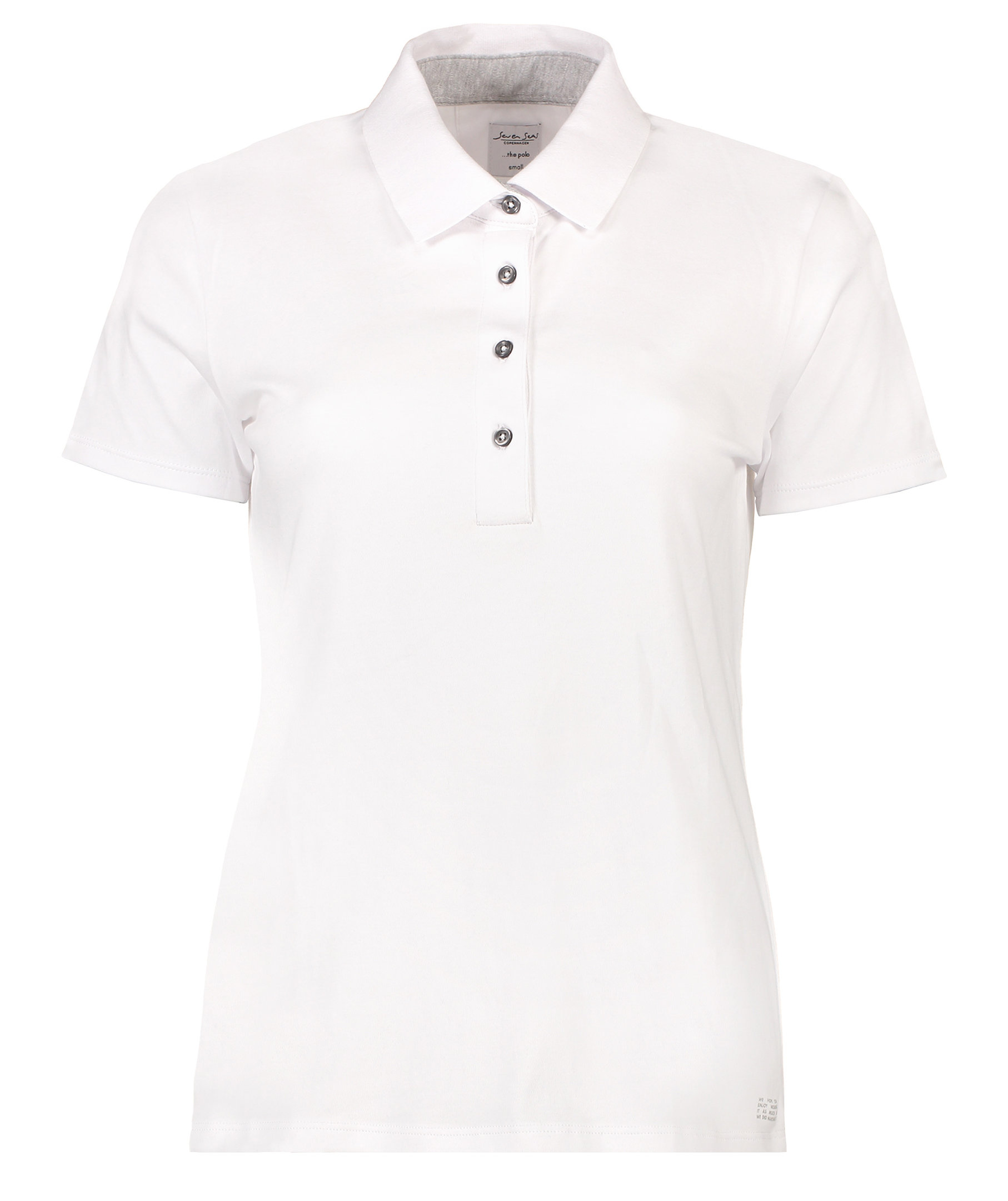 Seven Seas women's polo shirt, White