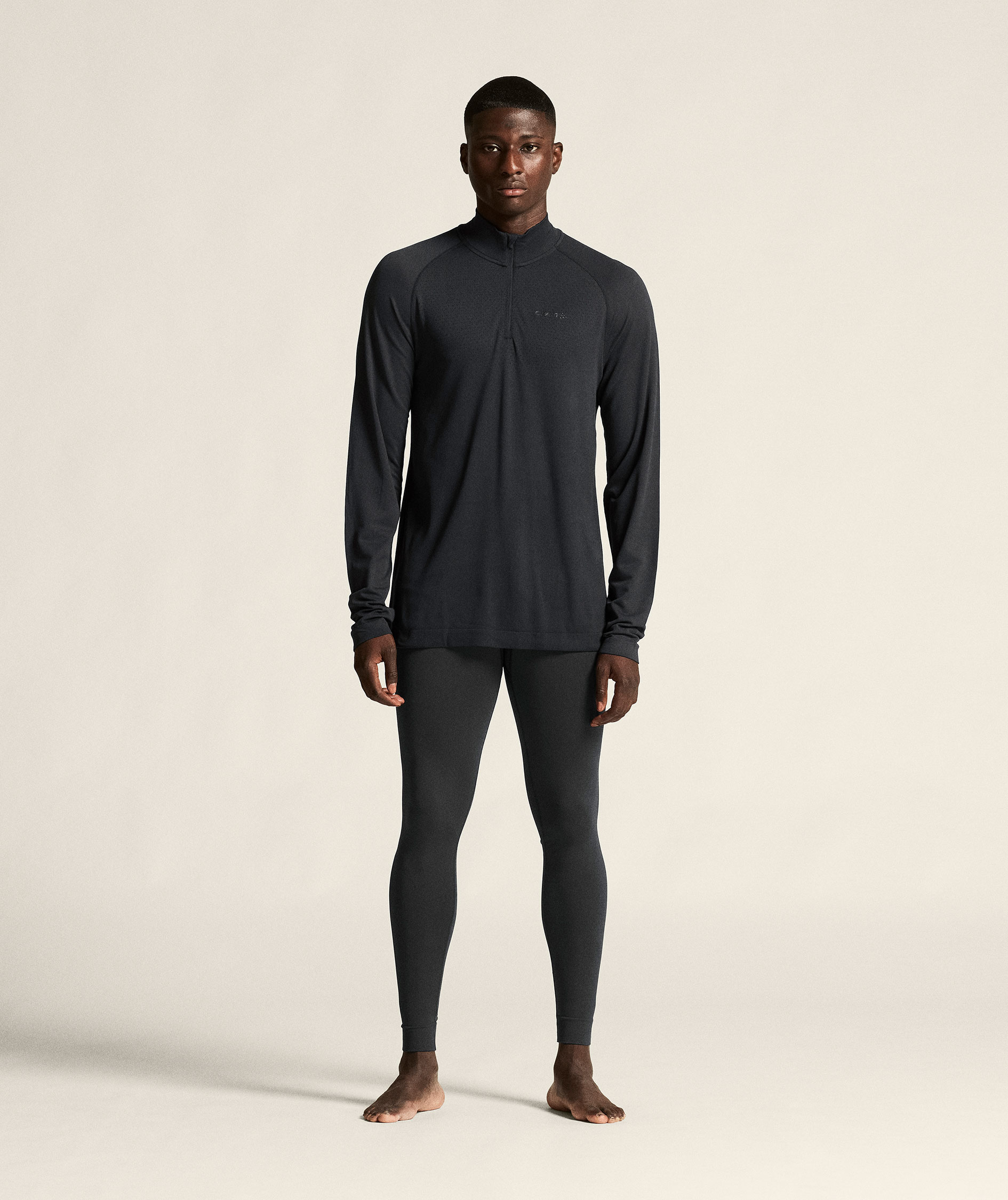 Craft Active Comfort 2 half zip baselayer sweater, Black, large image number 5