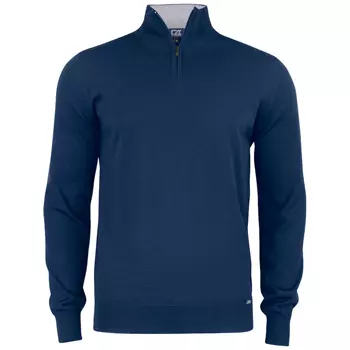 Cutter & Buck Everett  tröja med merinoull, Mörk marinblå