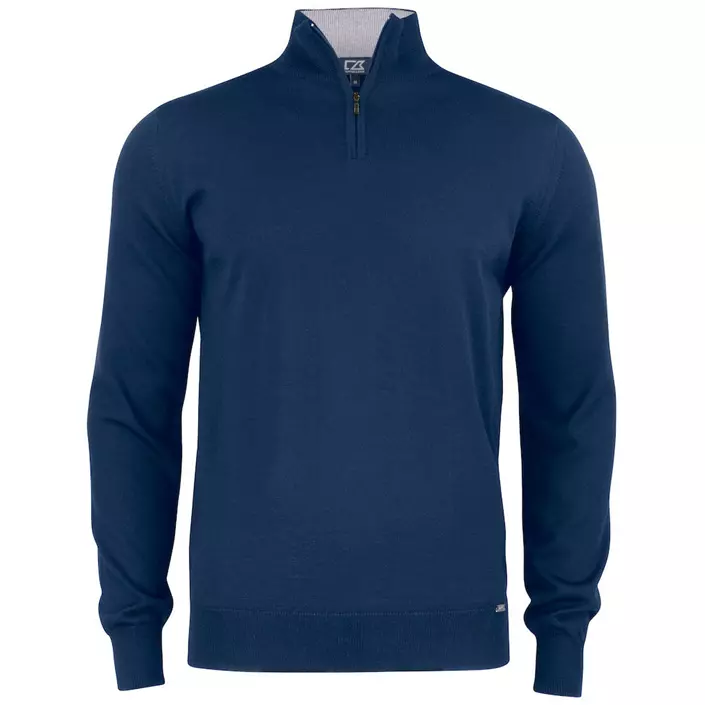 Cutter & Buck Everett  sweatshirt with merino wool, Dark navy, large image number 0