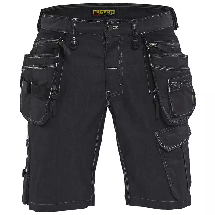 Blåkläder craftsman shorts, Black, large image number 0