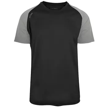 Blue Rebel Dragon Kontrast  T-Shirt, Schwarz/Grau