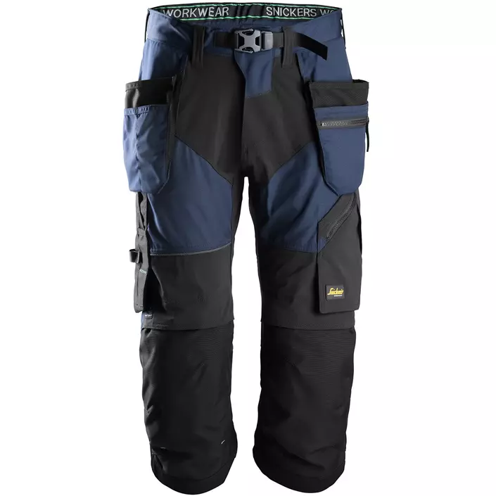 Snickers craftsman knee pants FlexiWork 6905, Marine Blue/Black, large image number 0