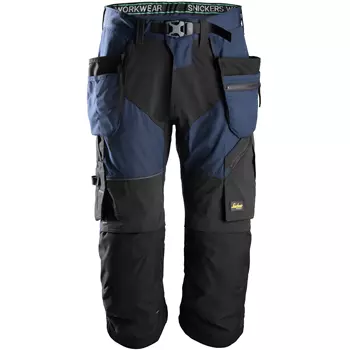 Snickers craftsman knee pants FlexiWork 6905, Marine Blue/Black