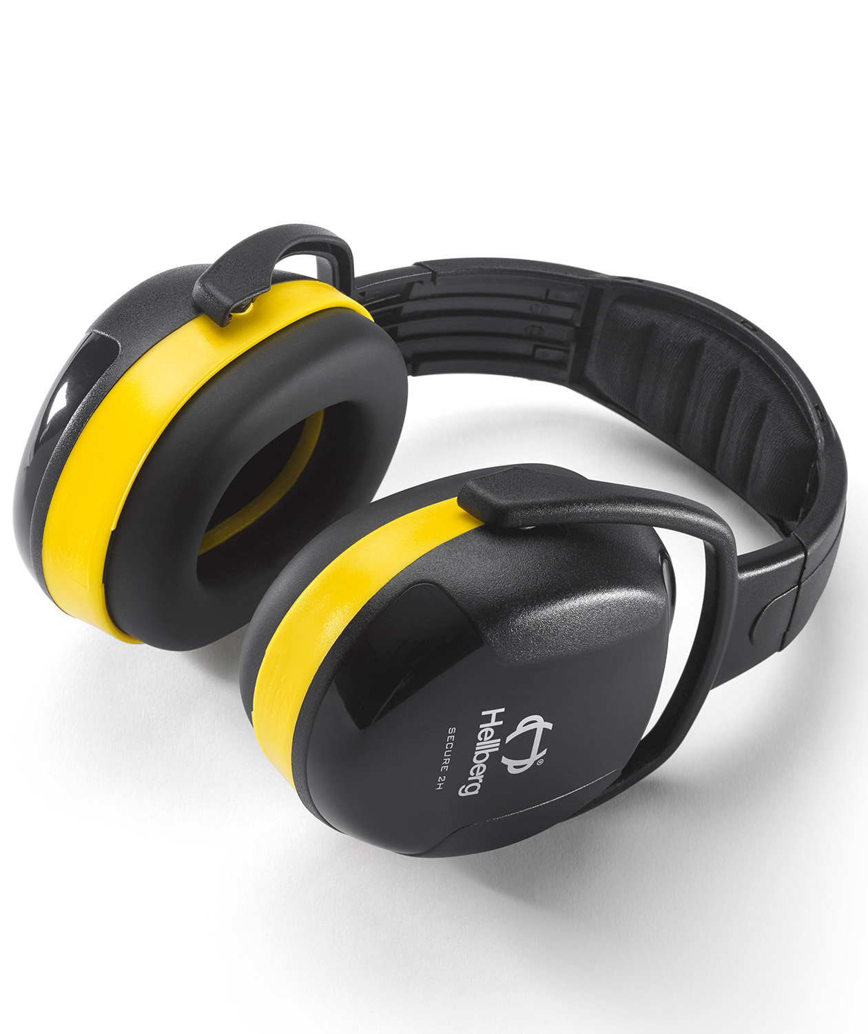Hellberg Secure 2 h&ouml;rselk&aring;por, Svart/Gul