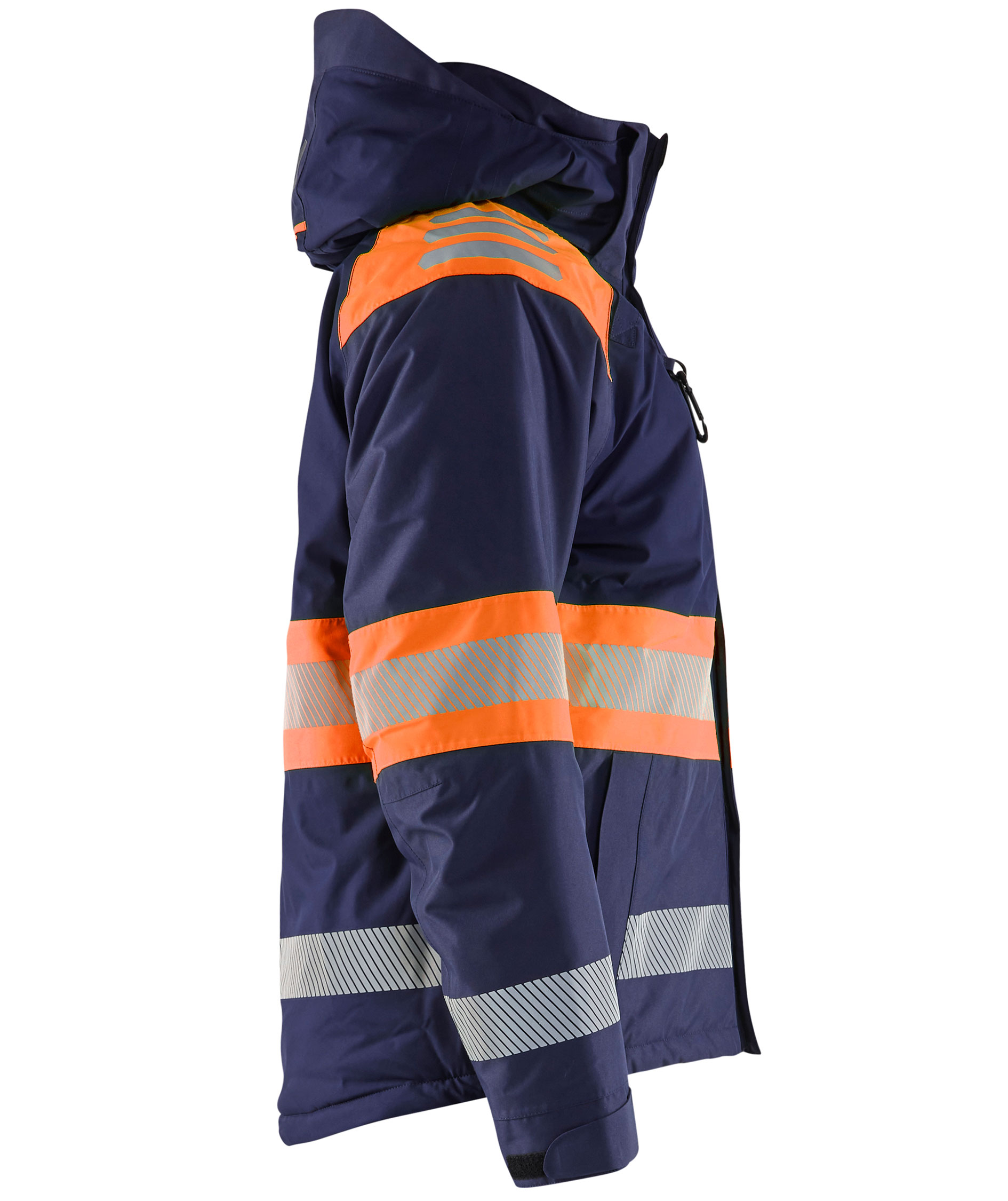 Bl&aring;kl&auml;der Winterjacke, Marine/Hi-Vis Orange, large image number 2