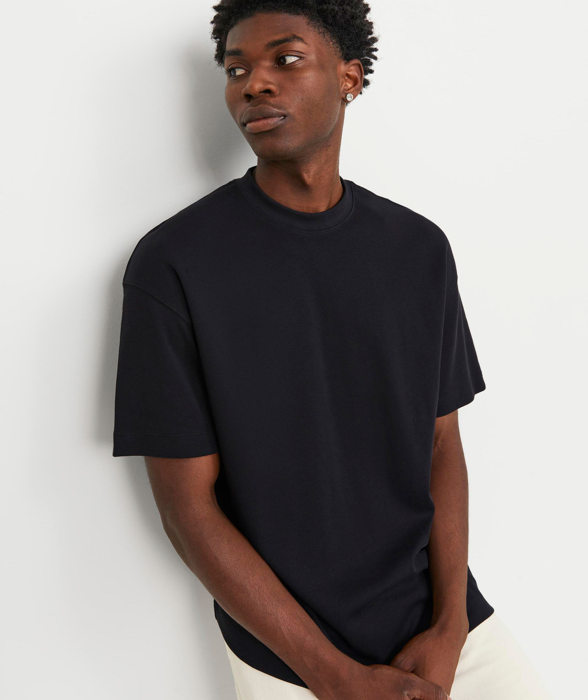 Jack & Jones JJEURBAN EDGE T-shirt, Black, large image number 4