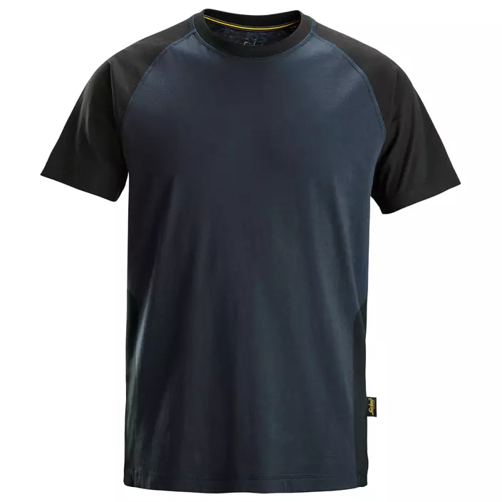 Snickers T-shirt 2550, Navy/Black, large image number 0