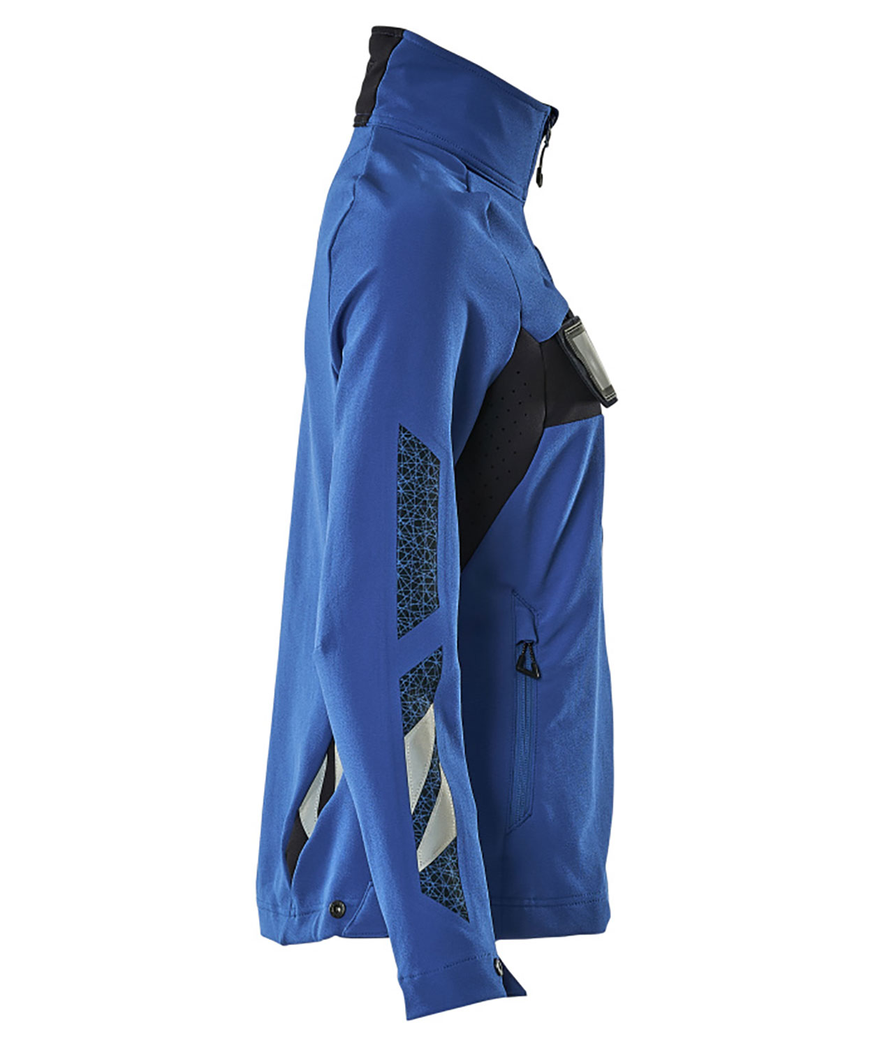 Mascot Accelerate women's jacket full stretch, Azure Blue/Dark Navy, large image number 2