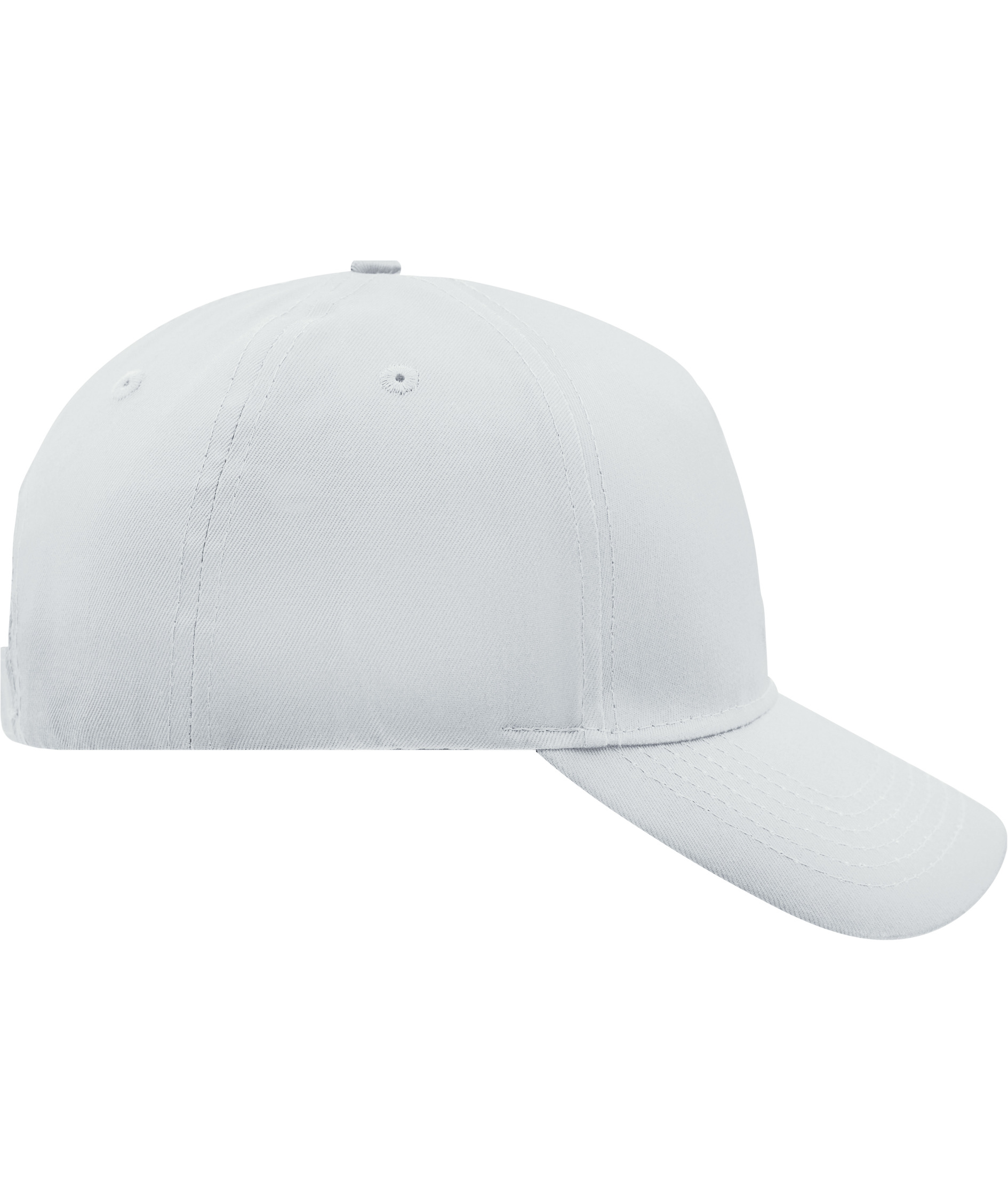 Myrtle Beach Unbrushed 5 panel cap, White , White , large image number 3