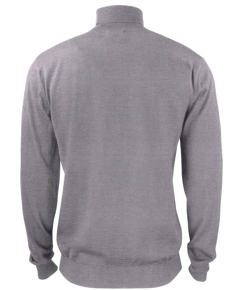 Cutter & Buck Kennewick polotr&ouml;ja med merinoull, Grey melange
