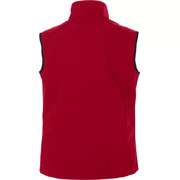 Fristads Acode softshell vest, Red, large image number 1