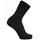 Klazig sokker uten strikk, Svart, Svart, swatch