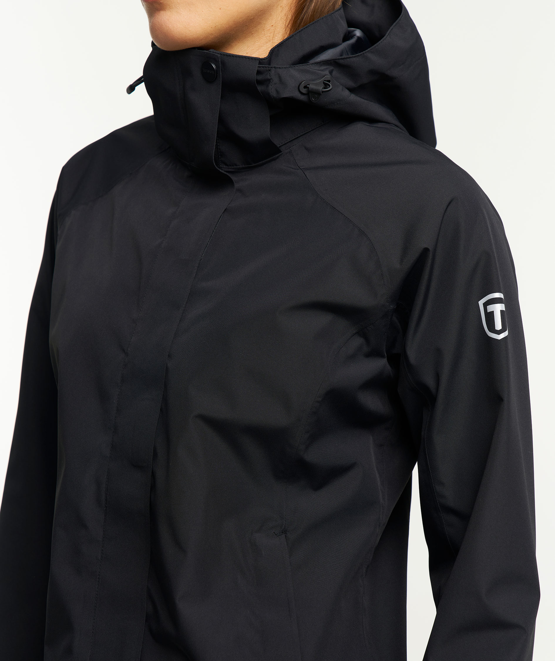 Tenson Westing women's rain jacket, Black, large image number 6