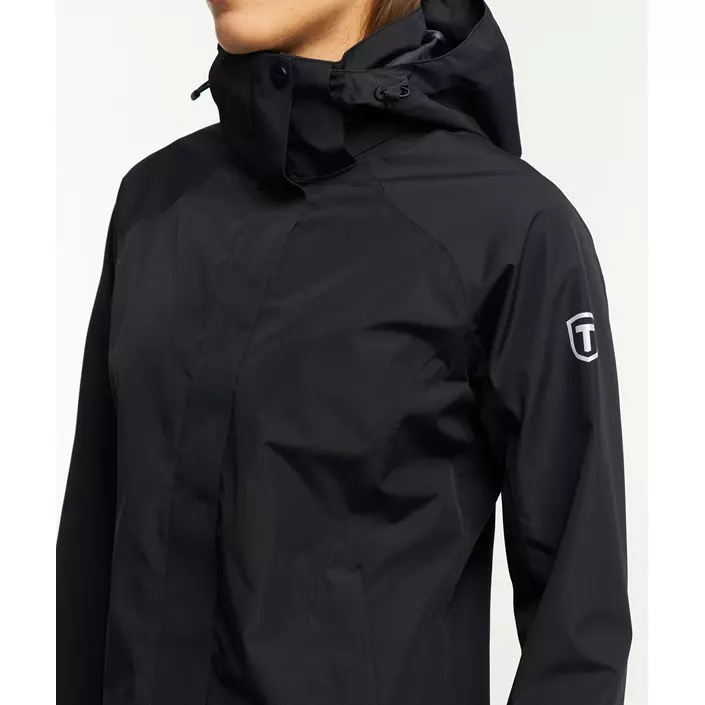 Tenson Westing dame regnjakke, Sort, large image number 6