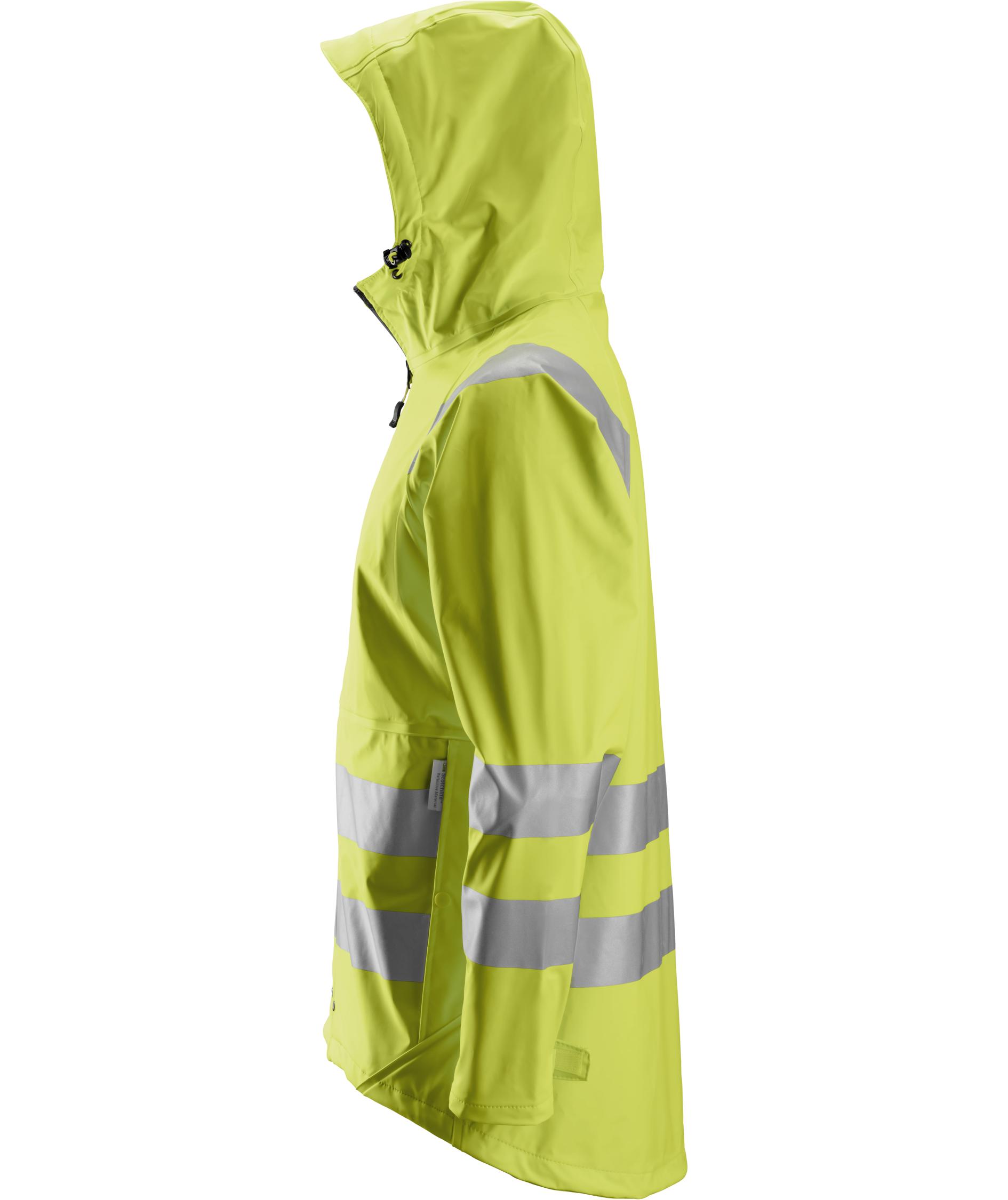 Snickers PU rain jacket, Yellow, large image number 3