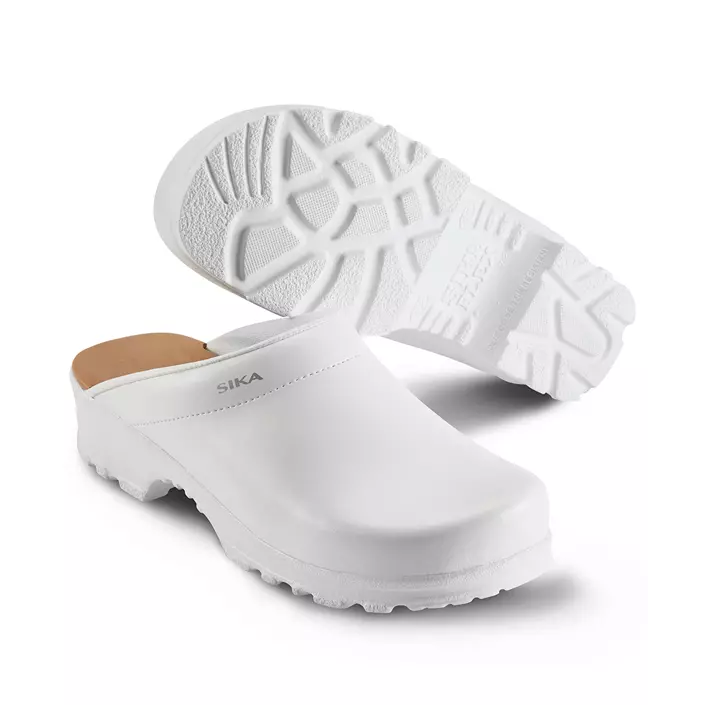 Sika Flex LBS clogs without heel cover OB, White, large image number 0