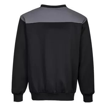Portwest PW2 sweatshirt, Black/Grey