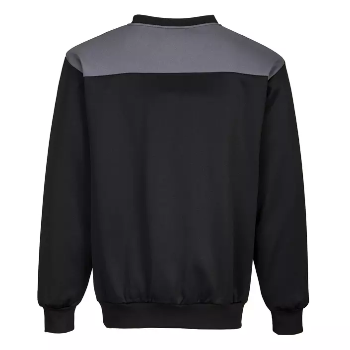 Portwest PW2 sweatshirt, Black/Grey, large image number 1