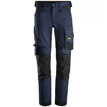 Snickers AllroundWork work trousers 6341, Marine Blue/Black