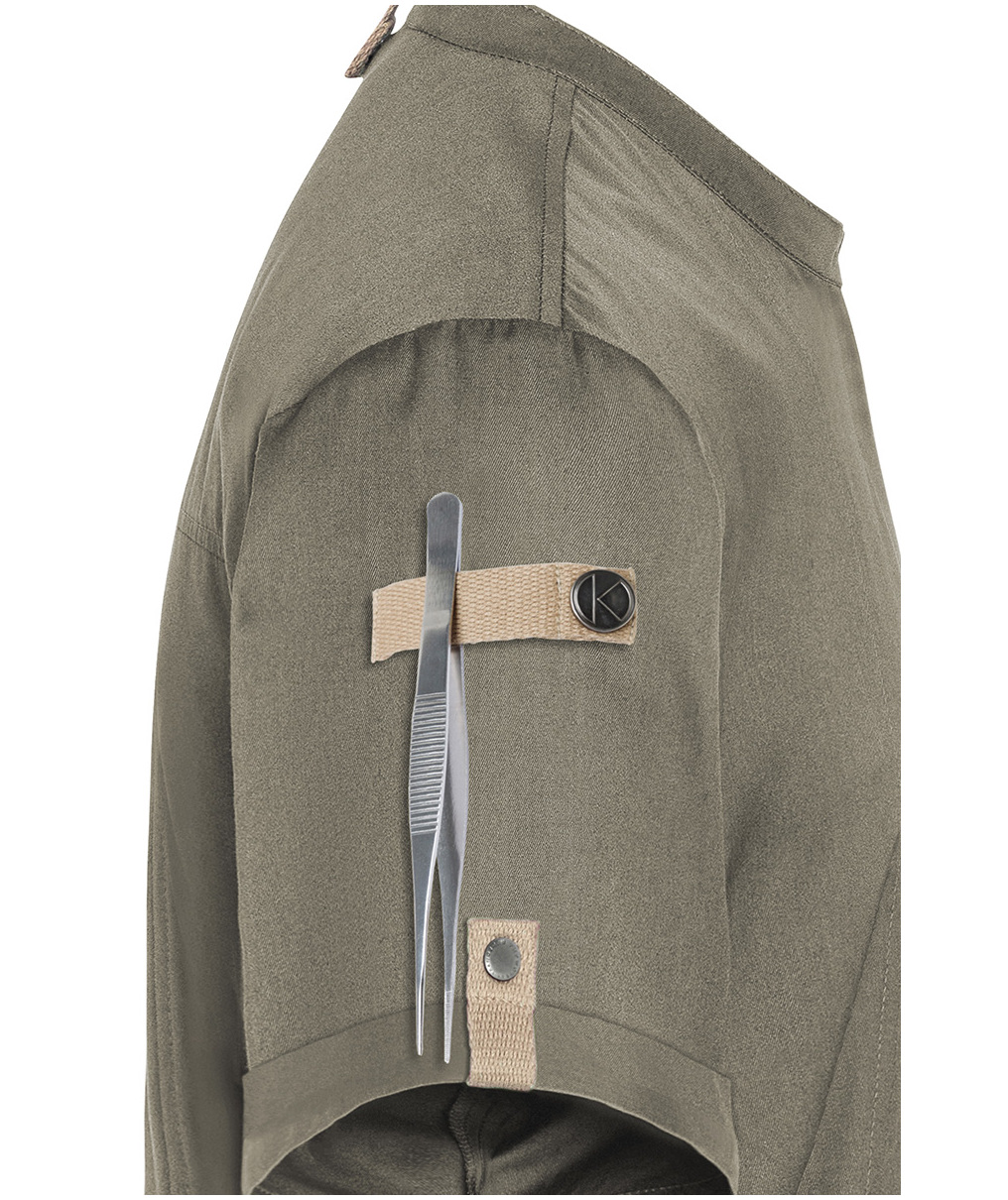 Karlowsky Green-generation short-sleeved chefs jacket, sage, large image number 9