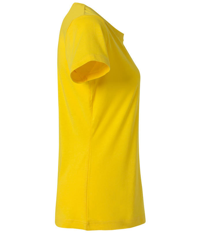 Clique Basic T-shirt dam, Citron, large image number 2