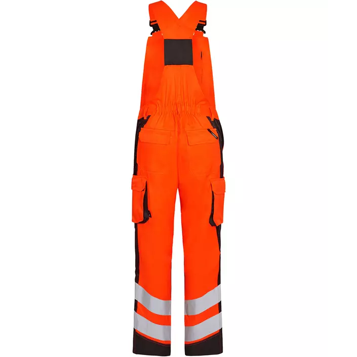 Engel Safety Light Latzhose, Hi-vis orange/Grau, large image number 1