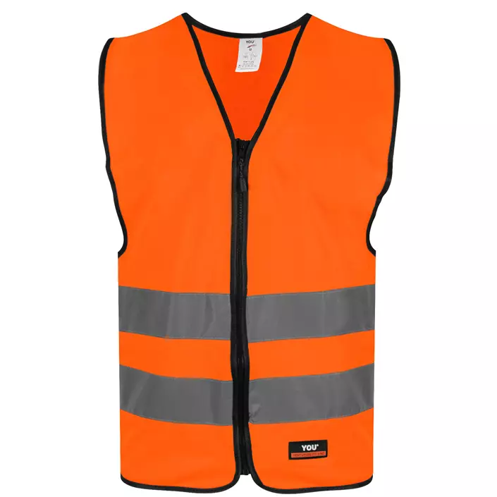 YOU Flen reflective safety vest, Hi-vis Orange, large image number 0