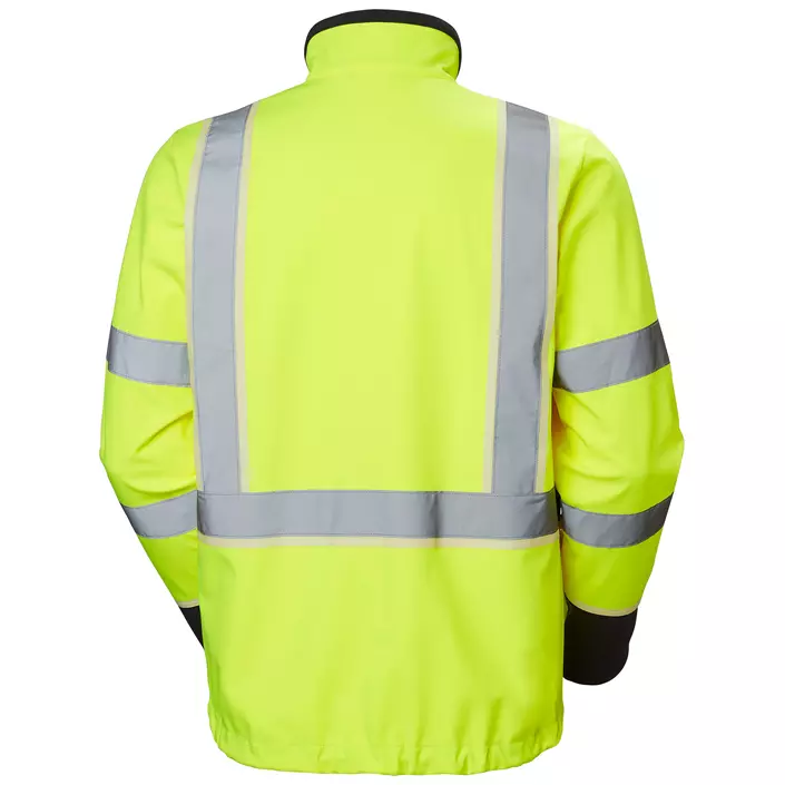 Helly Hansen UC-ME softshelljakke, Hi-vis Gul/Ebony, large image number 2