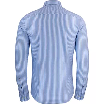 J. Harvest & Frost Indigo Bow regular fit shirt, Blue/White Stripe
