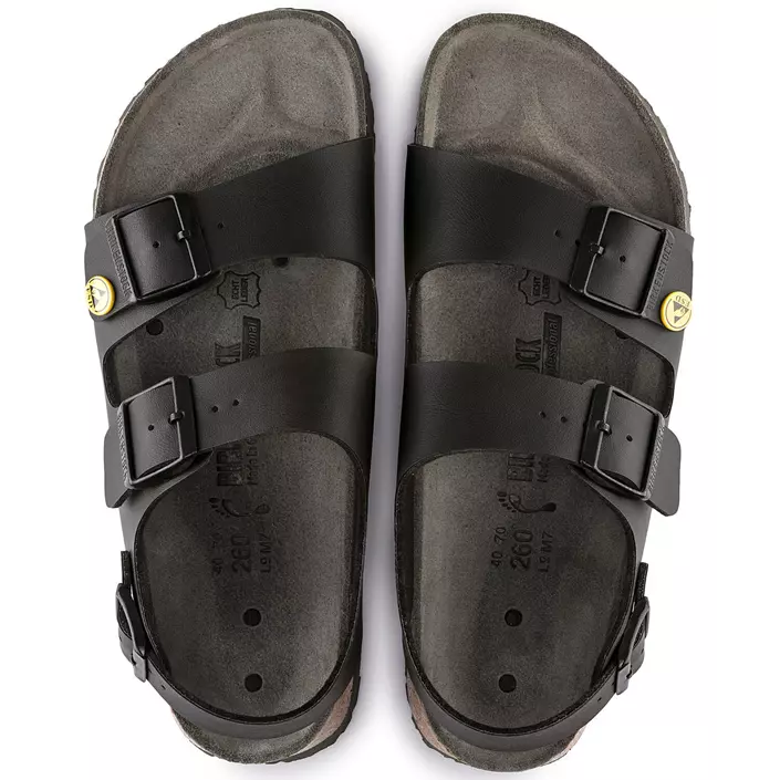 Birkenstock Milano ESD  Narrow Fit sandals, Black, large image number 3