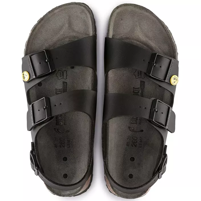 Birkenstock Milano ESD  Narrow Fit sandals, Black, large image number 3