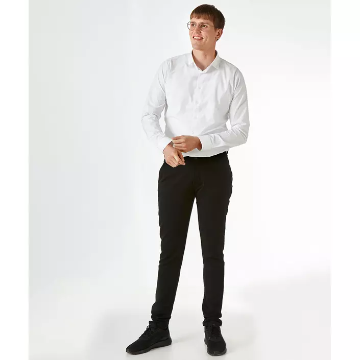 NewTurn Super Stretch Slim fit skjorte, Hvid, large image number 1