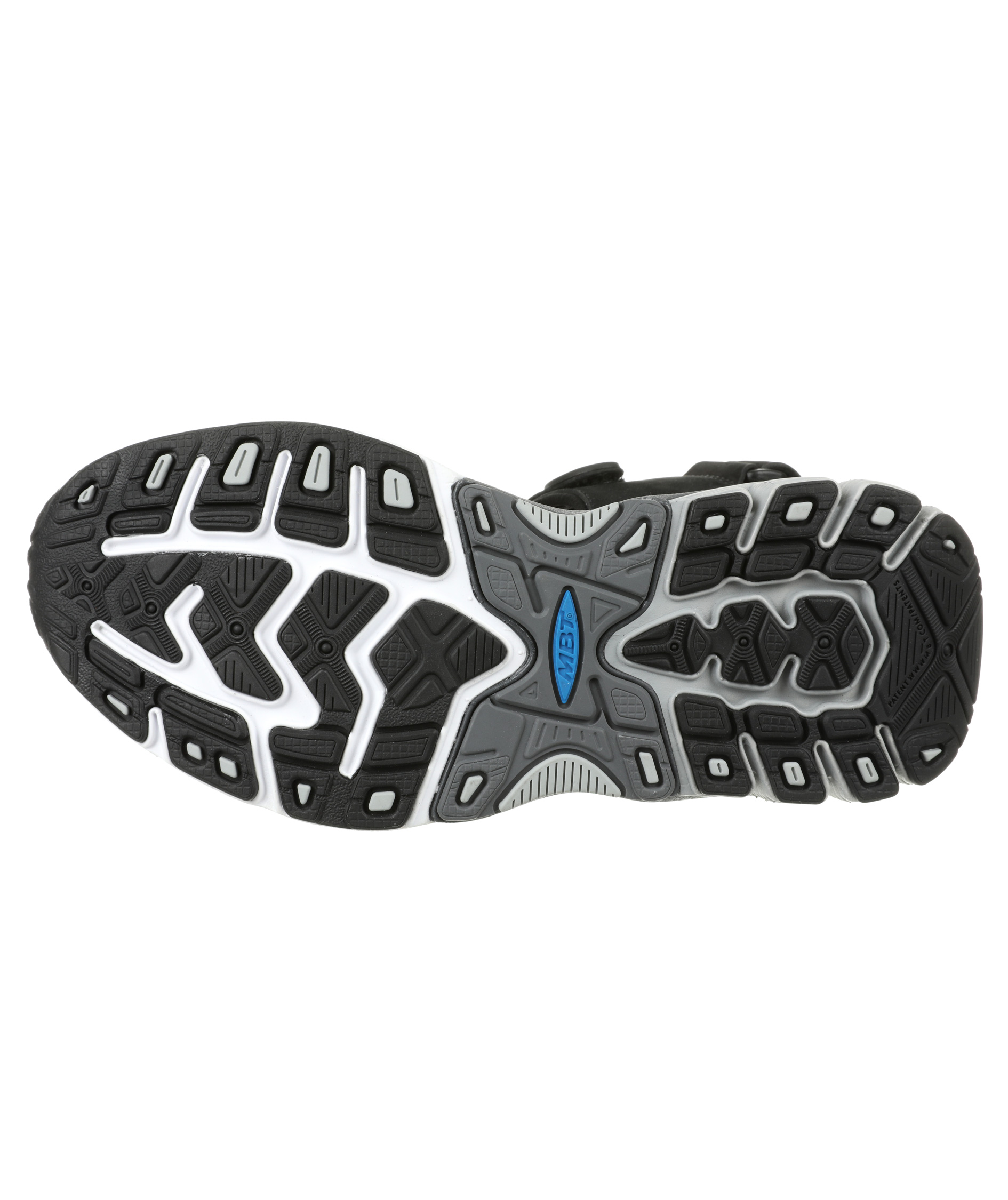 MBT MTR dame sandaler, Sort, large image number 5