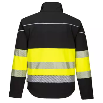 Portwest PW3 softshell jacket, Hi-Vis Black/Yellow