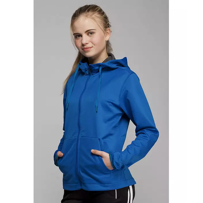 IK hoodie med lynlås til børn, Royal Blue, large image number 2