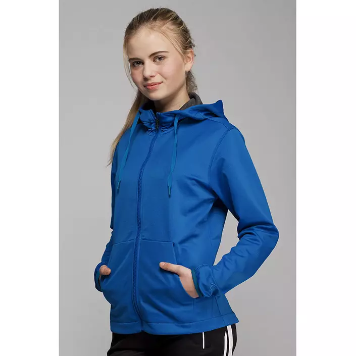 IK hoodie med glidelås til barn, Royal Blue, large image number 2